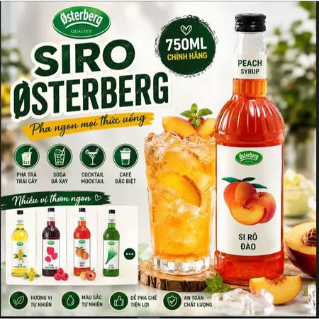 Vì sao nên chọn siro Osterberg 750ml?